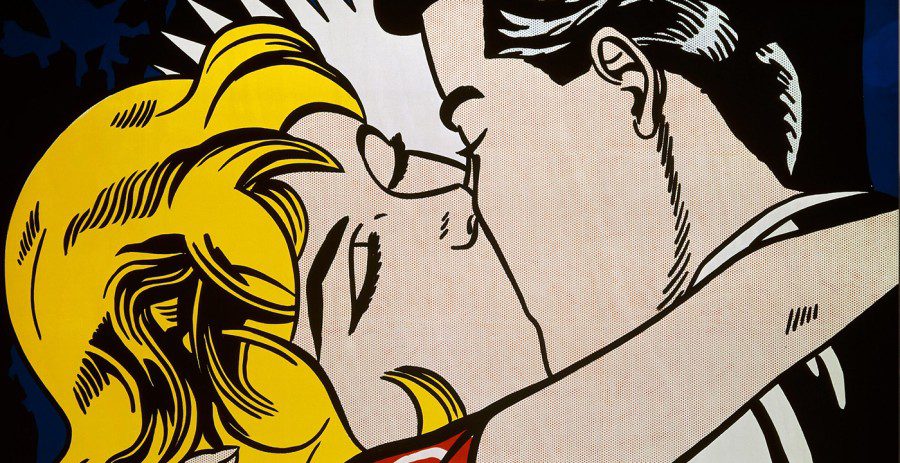 Roy Lichtenstein, Kiss II, 1963