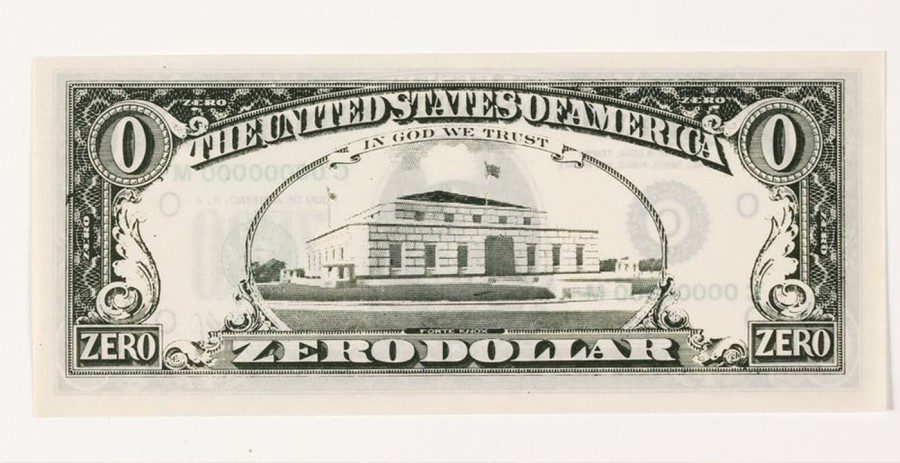 Cildo Meireles, Zero dollar, 1974-1984