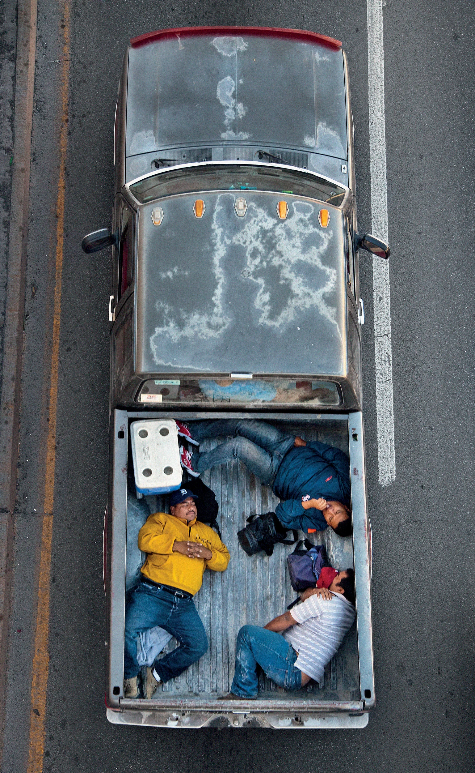 Fotografía de Alejandro Cartagena de la serie Carpoolers