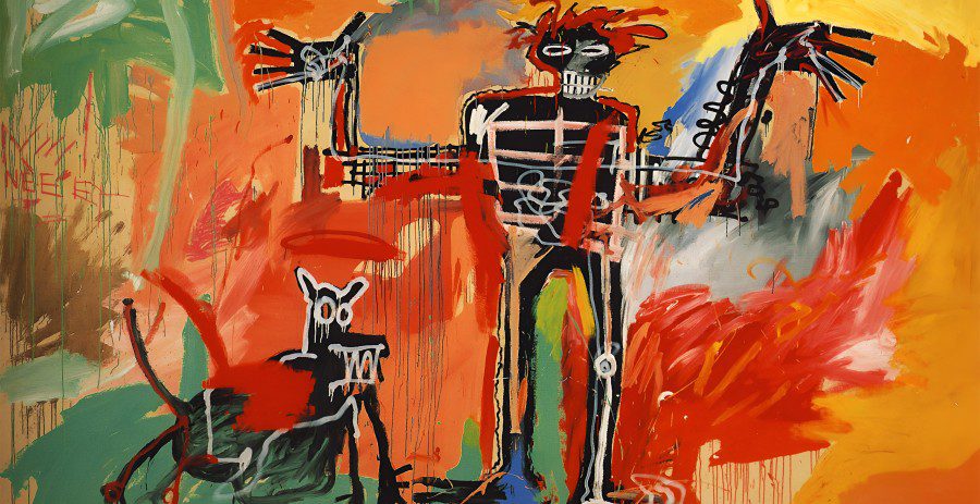 Jean-Michel Basquiat, Boy and Dog in a Johnnypump, comprado por Ken Griffin