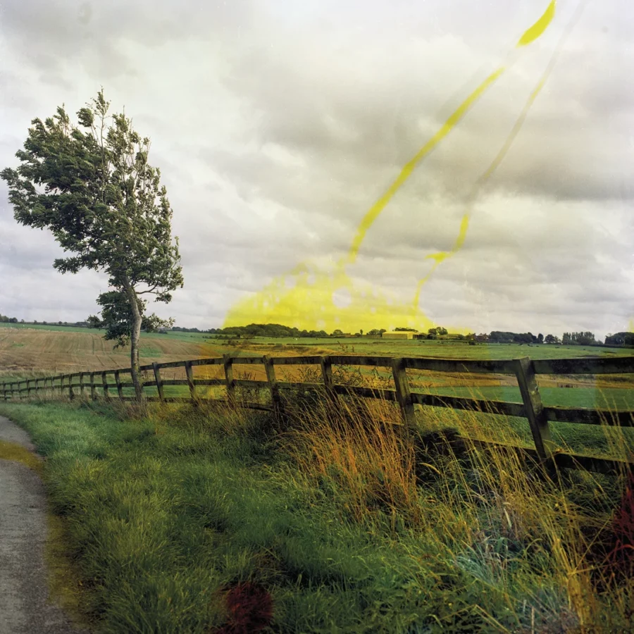 Rhiannon Adam. <em>Moss House Lane a country road behind the fracking site</em>, from <em>The Rift – Fracking in the UK</em> series, 2018. Courtesy of the artist and The British Journal of Photography, London.