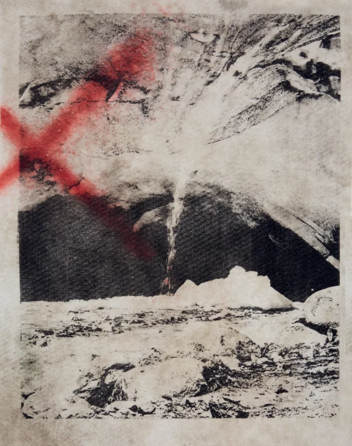 Douglas Mandry. <i>Gletscher tor um 1910</i>, from <i>Monuments</i> series, 2020. Courtesy of the artist and Bildhalle Galerie, Zurich. @doulgasmandry