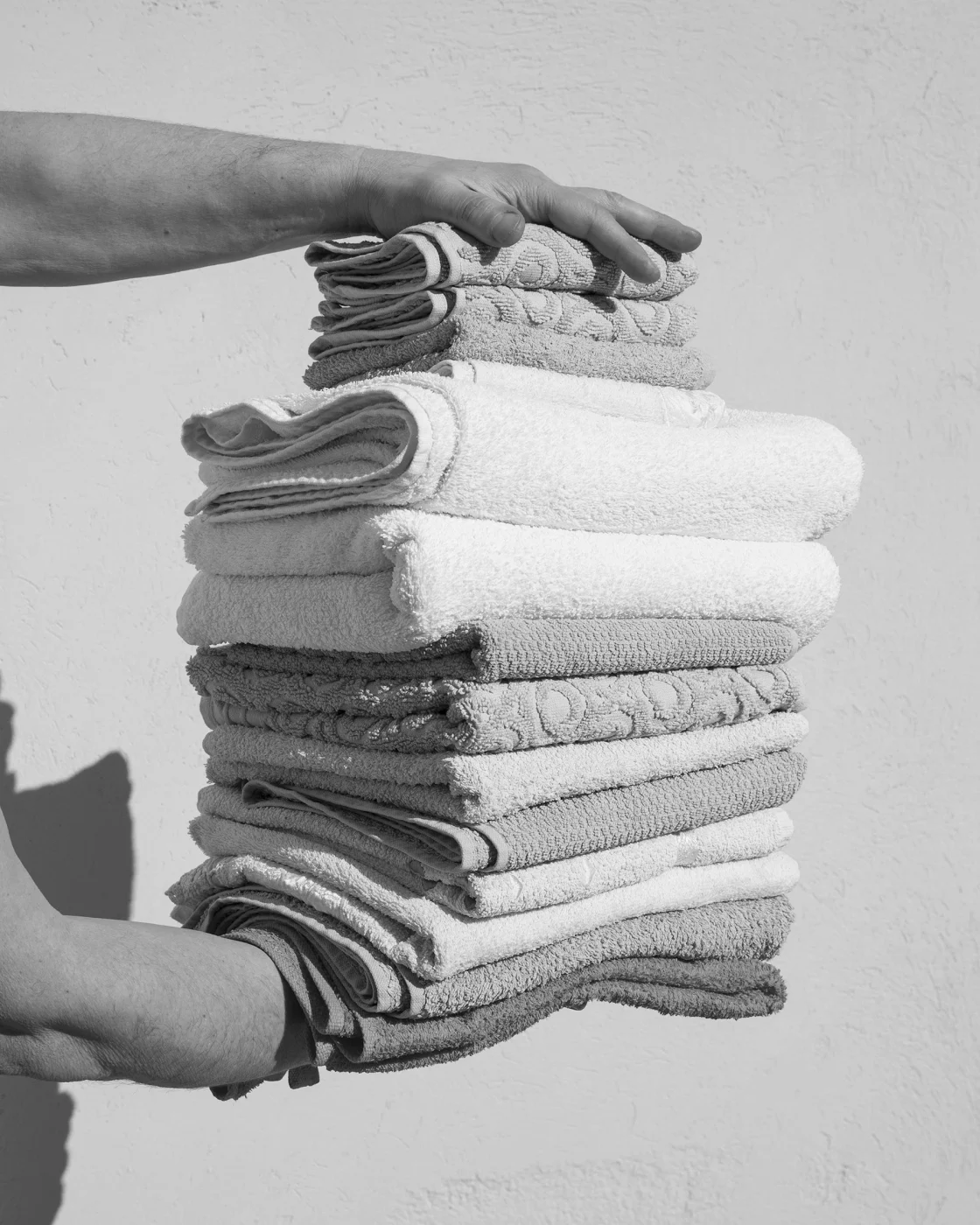 Eleonora Agostini. <em>Folded Towels</em>, from <em>A Blurry Aftertaste</em> series, 2018. Courtesy of the artist.