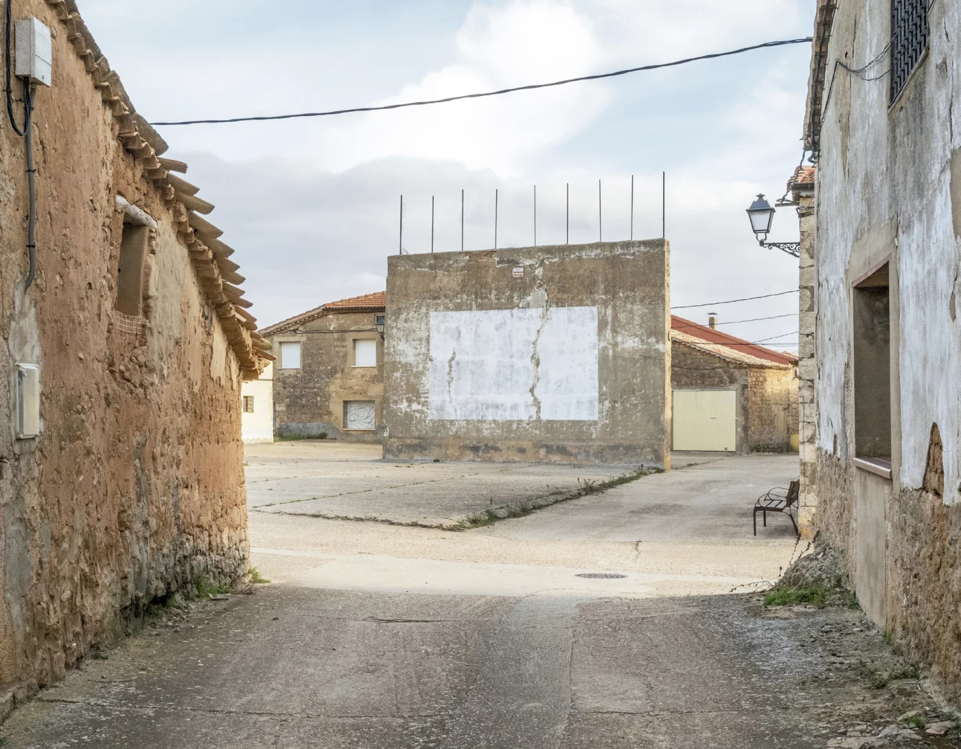 Gunnar Knechtel. <em>Nolay</em>, from the <em>Fronton Walls in Spanish Villages</em> series, 2023. Courtesy of the artist.