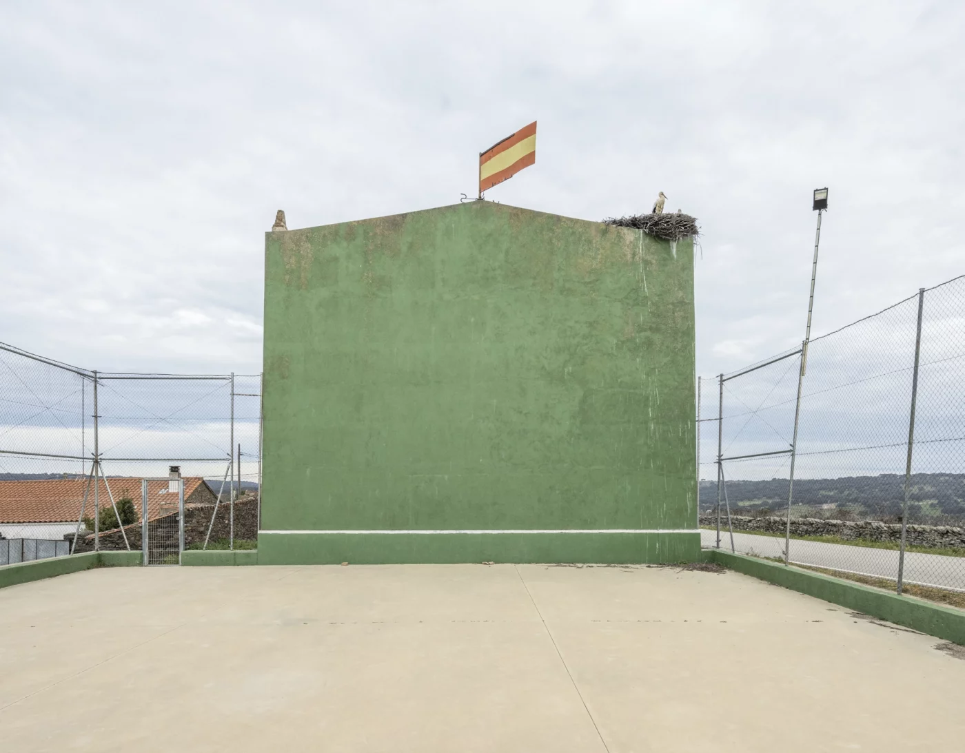 Gunnar Knechtel. <em>Villares de Yeltes</em>, from the <em>Fronton Walls in Spanish Villages</em> series, 2023. Courtesy of the artist.